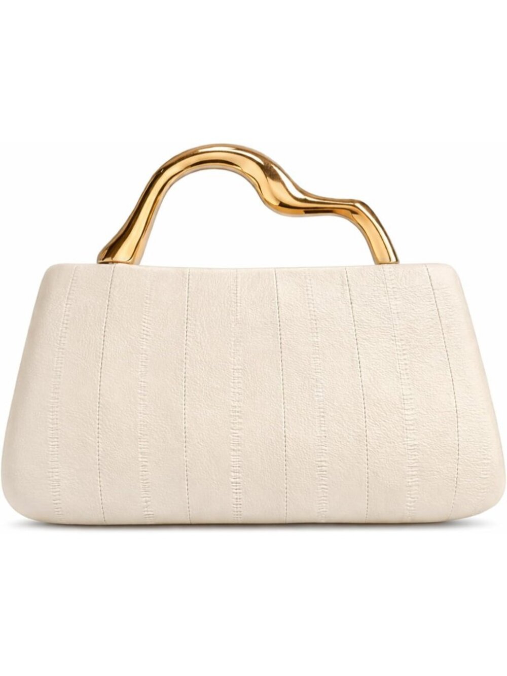 Women's Apricot Vegan Leather Small Textured Elevate Evening Cocktail Clutch Bag